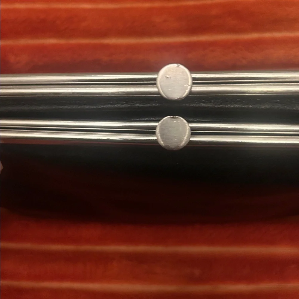 HOBO Lauren Double-Frame Clutch Wallet in Black Vintage Leather - Picture 10 of 13